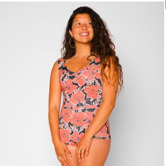 Seea Frida One Piece Swimsuit in Mabel Size Medium Sold by Free People 55 - Picture 1 of 12